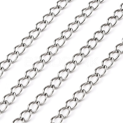 Tarnish Resistant 304 Stainless Steel Curb Chains CHS-Q001-22-1