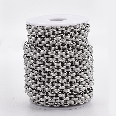 Tarnish Resistant 304 Stainless Steel Mesh Chains STAS-R100-29B-1