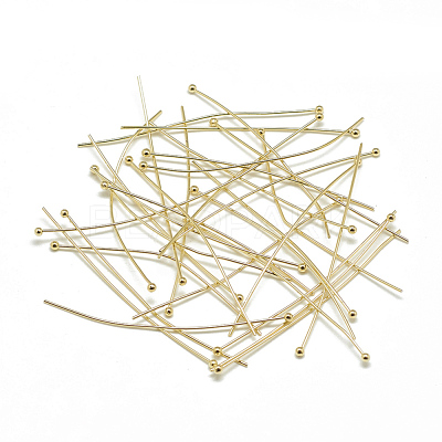 Brass Ball Head Pins X-KK-T032-013G-1