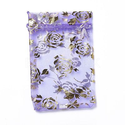 Organza Drawstring Jewelry Pouches OP-I001-C02-1