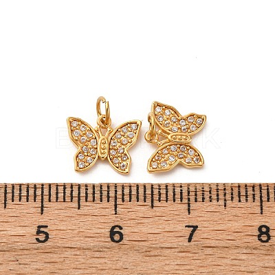 304 Stainless Steel Rhinestone Pendants STAS-U061-39G-02-1