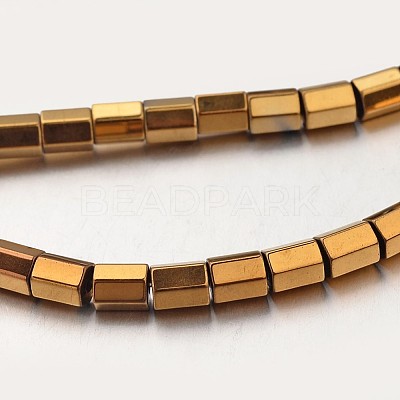 Electroplate Non-magnetic Synthetic Hematite Bead Strands G-F300-38A-03-1
