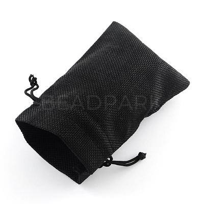Burlap Packing Pouches Drawstring Bags ABAG-Q050-10x14-09-1