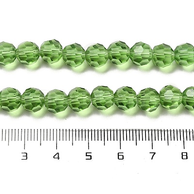 Transparent Glass Beads EGLA-A035-T8mm-D11-1