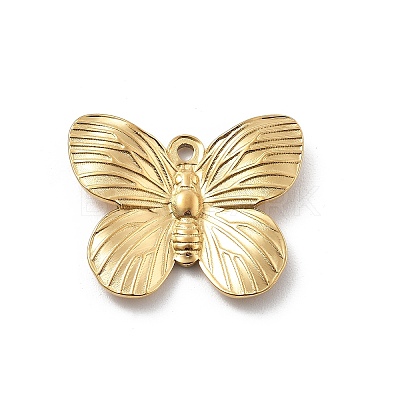 304 Stainless Steel Rhinestone Pendants STAS-D300-01G-09-1