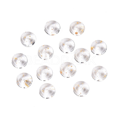 Electroplate Transparent Colours Rainbow with Glitter Powder Glass Seed Beads SEED-T007-04B-1