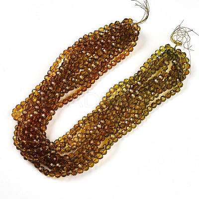 Baking Paint Transparent Glass Beads X1-DGLA-A035-T8mm-A05-1