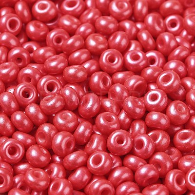 Baking Paint Luster Glass Seed Beads X1-SEED-B001-04A-04-1