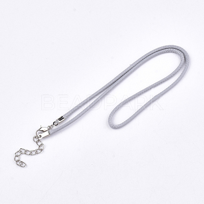 Waxed Cord Necklace Making NCOR-T001-81-1