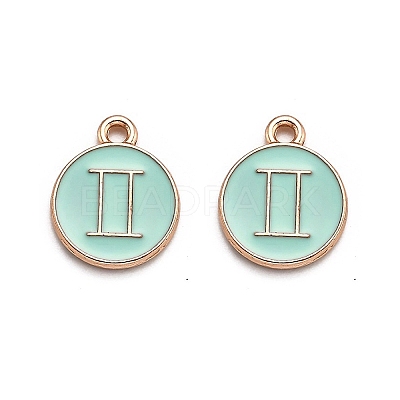 Alloy Enamel Pendants ENAM-S124-01A-15I-1