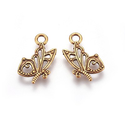 Tibetan Style Alloy Pendants X-TIBEP-A100603-G-LF-1