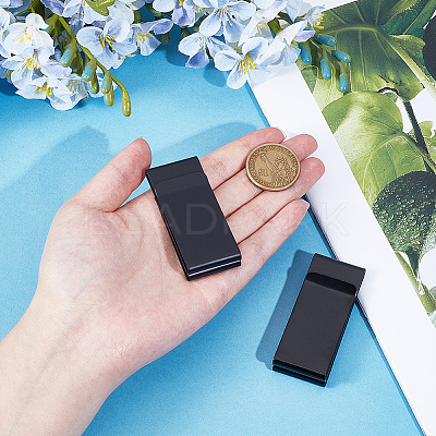 2Pcs Stainless Steel Money Clips AJEW-GF0013-12EB-1