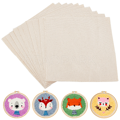 Linen Cloth for Punch Needle DIY-WH0032-43-1