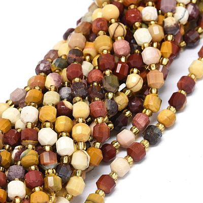 Natural Mookaite Beads Strands G-O201B-09-1