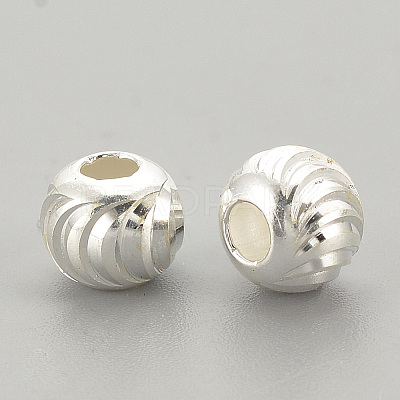 925 Sterling Silver Beads STER-S002-16-5mm-1