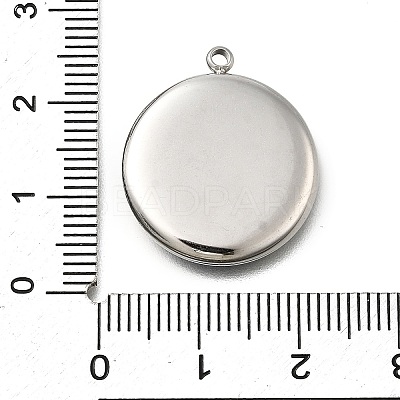 304 Stainless Steel Pave Natural Paua Shell Pendants STAS-Z125-01G-P-1