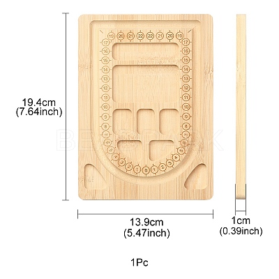 Rectangle Wood Bracelet Design Boards TOOL-YWC0003-05-1