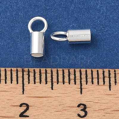 925 Sterling Silver Cord Ends STER-P055-01C-S-1