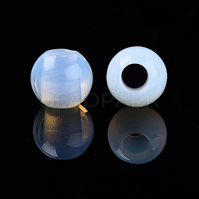 Opalite European Beads G-Q607-02A-1