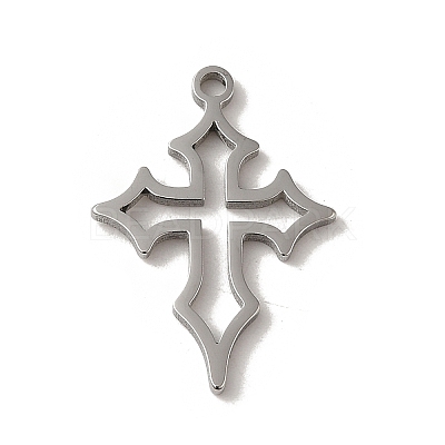 Non-Tarnish 304 Stainless Steel Pendants STAS-L022-318P-1