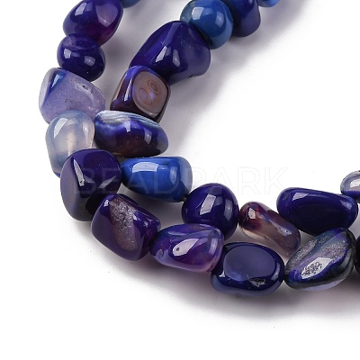 Natural Agate Beads Strands G-RM241227-01-1