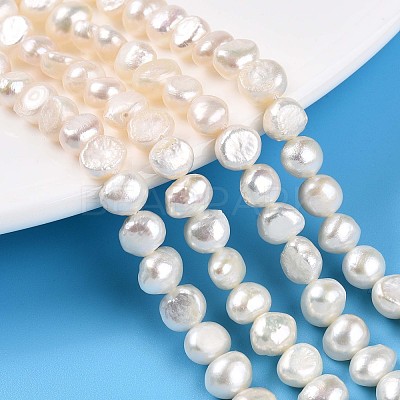 Natural Cultured Freshwater Pearl Beads Strands PEAR-N014-06E-02-1