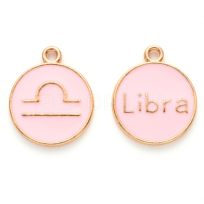 Alloy Enamel Pendants ENAM-S124-01A-09K-1