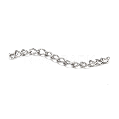 Tarnish Resistant 304 Stainless Steel Chain Extender X-CHS-R005-1