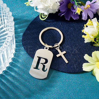 1Pc Stainless Steel Keychains KEYC-TADJ0001-08R-1