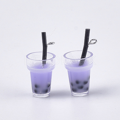 Plastic Cup Pendants CRES-S359-09-1