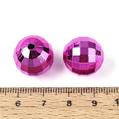 Plating Acrylic Beads PACR-TAC0005-04G-1