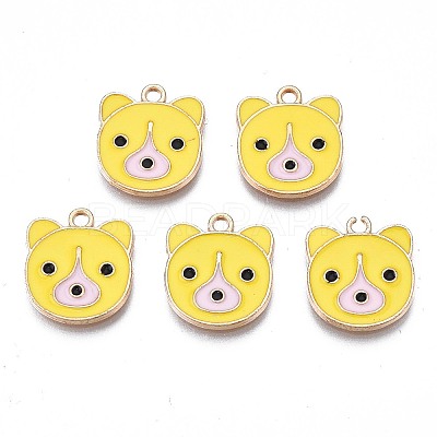 Alloy Enamel Pendants LS-ENAM-N054-75F-1