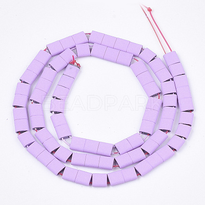 Spray Painted Non-magnetic Synthetic Hematite Beads G-T116-07-09-1