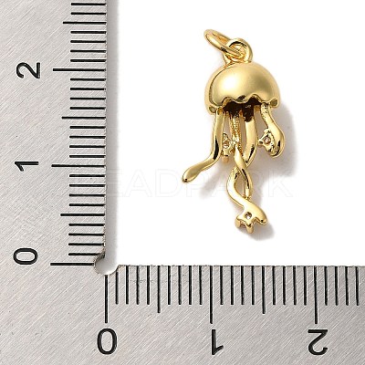 Rack Plating Brass Micro Pave Cubic Zirconia Pendants KK-U027-09-03G-1