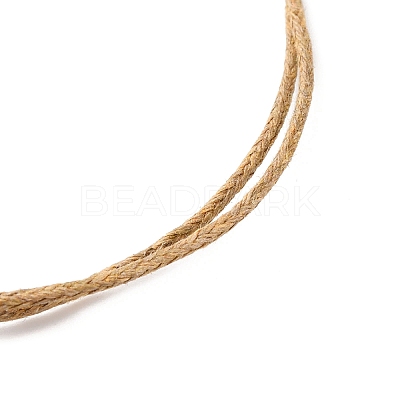5Pcs Waxed Cotton Cord Adjustable Necklaces Making AJEW-JB01393-1