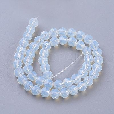 Opalite Beads Strands GSF8mmC081-1