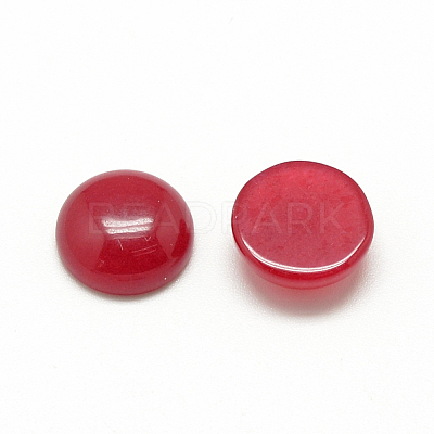 Natural White Jade Cabochons G-R416-12mm-10-1