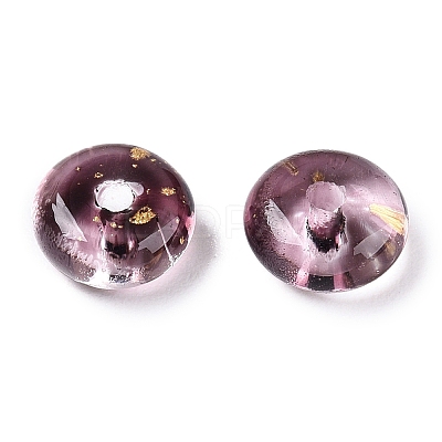 Electroplate Transparent Colours Rainbow with Glitter Powder Glass Seed Beads SEED-T007-04A-1