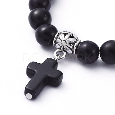 Stretch Charm Bracelets BJEW-JB05234-1