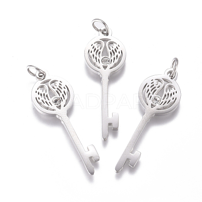 316 Surgical Stainless Steel Pendants STAS-L242-01P-1