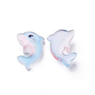 Transparent Epoxy Resin Cabochons X-CRES-S365-42-1
