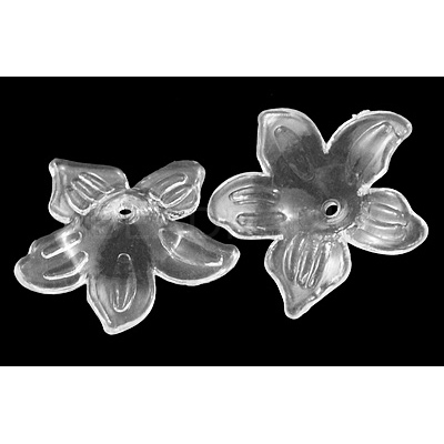 Transparent Acrylic Beads X-PL674Y-1