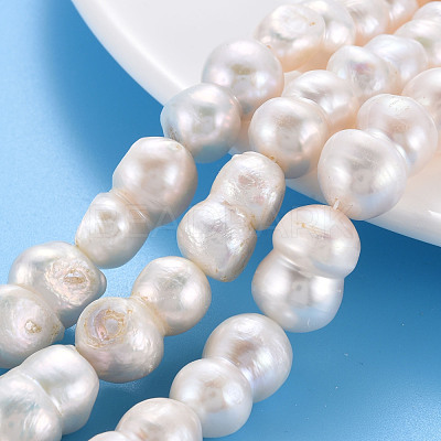 Natural Keshi Pearl Beads Strands PEAR-S020-O01-1