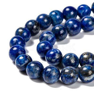 Natural Lapis Lazuli Bead Strands G-G953-01-8mm-1