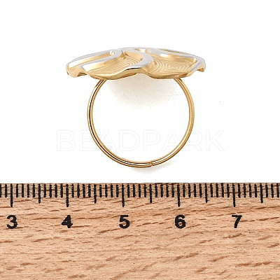 304 Stainless Steel Finger Rings for Women RJEW-A093-01GP-1