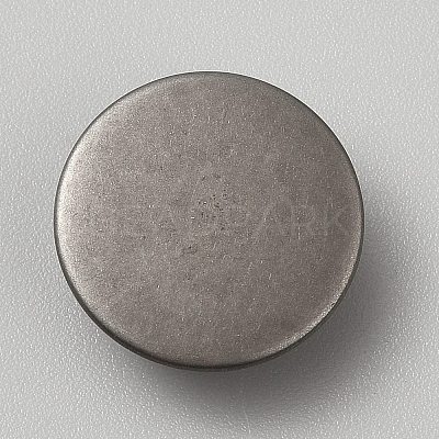 1-Hole Alloy Shank Buttons BUTT-WH0031-38A-1
