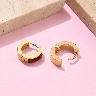 201 Stainless Steel Hoop Earrings EJEW-D354-12G-1