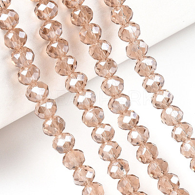 Electroplate Glass Beads Strands EGLA-A034-T3mm-A29-1