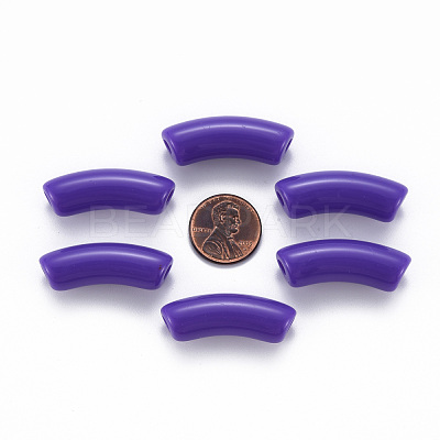 Opaque Acrylic Beads MACR-S372-001B-S017-1