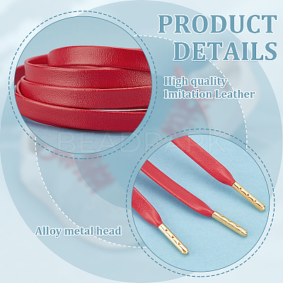 Imitation Leather Shoe Laces FIND-WH0110-387D-1
